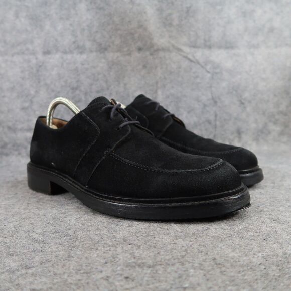 Joseph Abboud Shoes Mens 9 Oxford Derby Dress Formal Black Suede Classic Italy main image 8